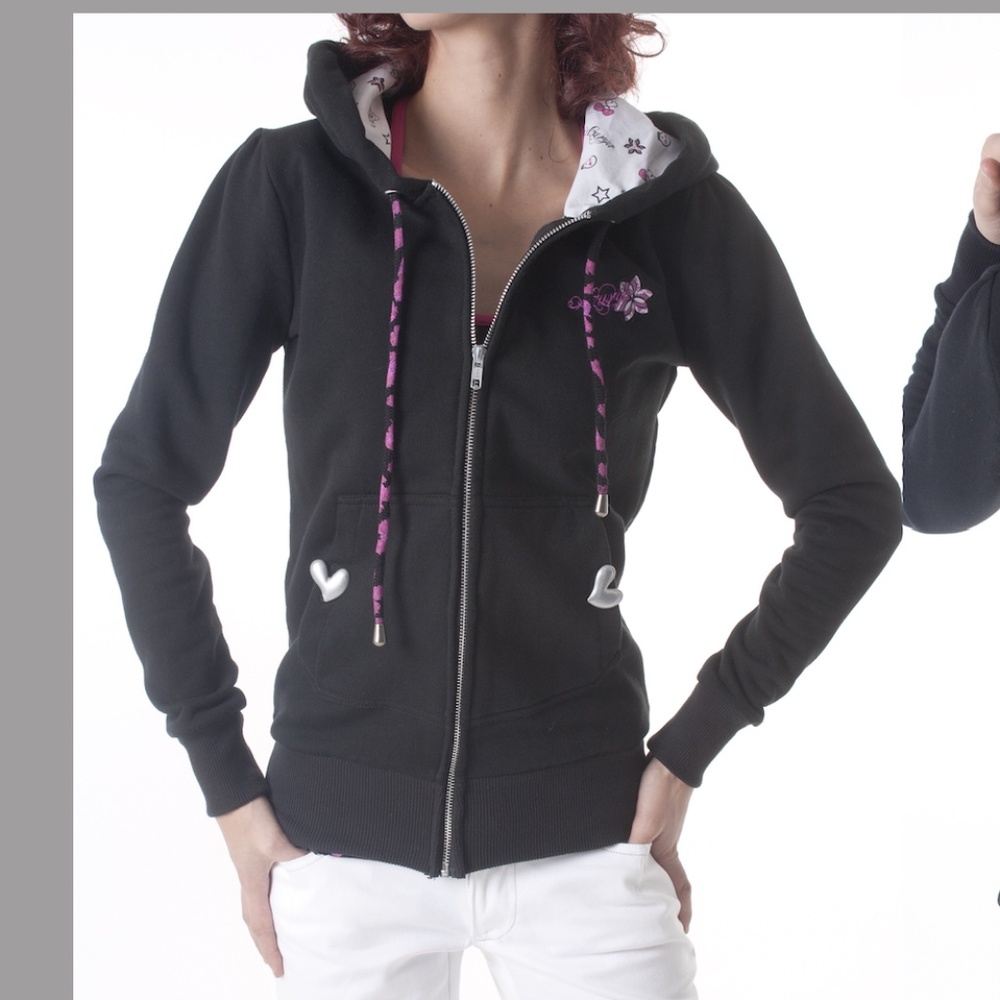 Long sleeve Hoody leopard artwork - Picture 2 of 3